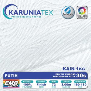 kain dryfit embos topo