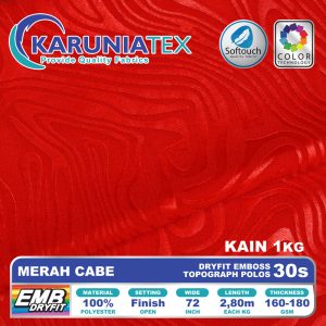 kain dryfit embos topo